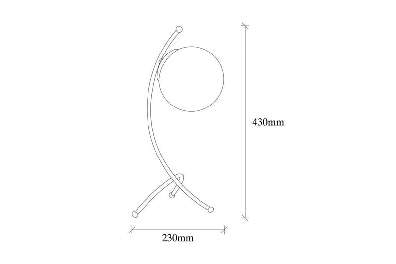 Bordslampa Melra Vit / Koppar - Vit / Koppar - Belysning & el - Inomhusbelysning & lampor - Sänglampor & nattduksbordslampa - Sänglampa bord