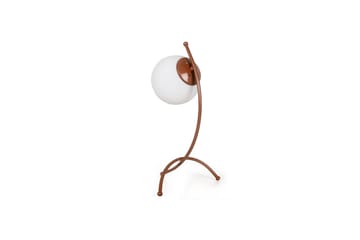 Bordslampa Melra Vit / Koppar - Vit / Koppar - Belysning & el - Inomhusbelysning & lampor - Sänglampor & nattduksbordslampa - Sänglampa bord