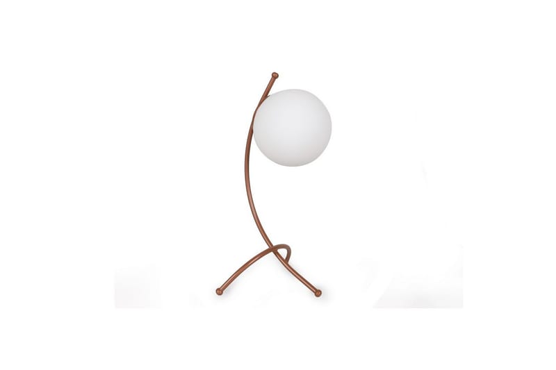 Bordslampa Melra Vit / Koppar - Vit / Koppar - Belysning & el - Inomhusbelysning & lampor - Sänglampor & nattduksbordslampa - Sänglampa bord