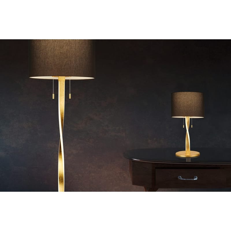 Bordslampa Nandor - Svart/guld - Belysning & el - Inomhusbelysning & lampor - Sänglampor & nattduksbordslampa - Sänglampa bord