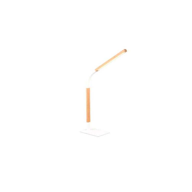 Bordslampa Norris - Mattvit/trä - Belysning & el - Inomhusbelysning & lampor - Sänglampor & nattduksbordslampa - Sänglampa bord