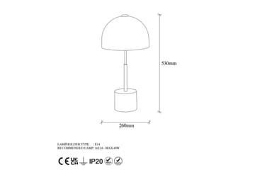 Bordslampa Opviq Mixed Luxora Svart / Antik Black - Belysning & el - Inomhusbelysning & lampor - Sänglampor & nattduksbordslampa - Sänglampa bord