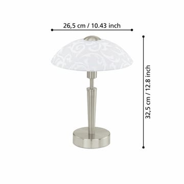 Bordslampa Solo med touch - 26,5 cm - Belysning & el - Inomhusbelysning & lampor - Sänglampor & nattduksbordslampa - Sänglampa bord