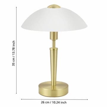 Bordslampa Solo med touch - Matt mässing - Belysning & el - Inomhusbelysning & lampor - Sänglampor & nattduksbordslampa - Sänglampa bord