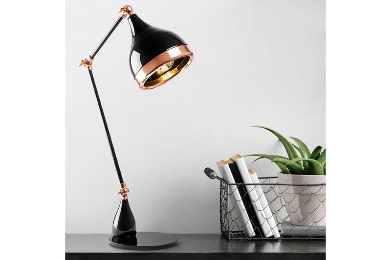 Bordslampa Sood Svart / Koppar - Brons/Svart - Belysning & el - Inomhusbelysning & lampor - Sänglampor & nattduksbordslampa - Sänglampa bord