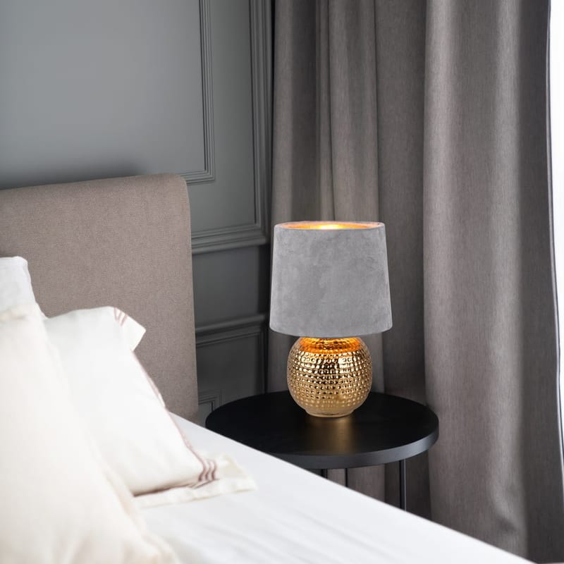 Bordslampa Sophia - Grå - Belysning & el - Inomhusbelysning & lampor - Sänglampor & nattduksbordslampa - Sänglampa bord
