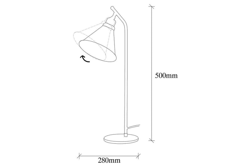 Bordslampa Sugana Flix Vintage - Koppar - Belysning & el - Inomhusbelysning & lampor - Sänglampor & nattduksbordslampa - Sänglampa bord