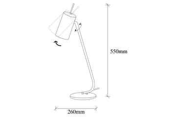 Bordslampa Sugana Glim Svart / Rany - Guld/Svart - Belysning & el - Inomhusbelysning & lampor - Sänglampor & nattduksbordslampa - Sänglampa bord