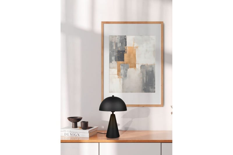 Bordslampa TRIO Alfie Mattsvart - Mattsvart - Belysning & el - Inomhusbelysning & lampor - Sänglampor & nattduksbordslampa - Sänglampa bord