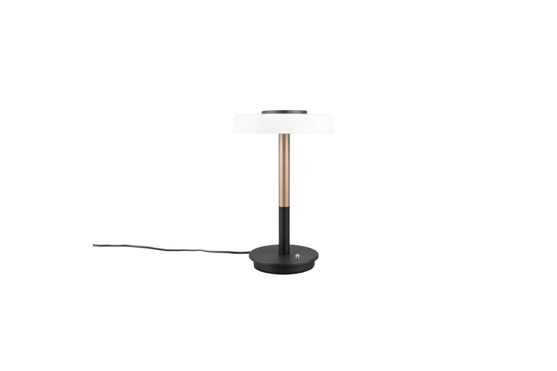Bordslampa TRIO Celeste Mattsvart/vit/kaffebrun - Mattsvart/vit/kaffebrun - Belysning & el - Inomhusbelysning & lampor - Sänglampor & nattduksbordslampa - Sänglampa bord