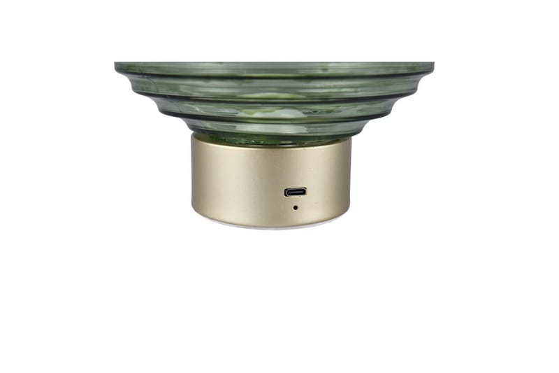 Bordslampa TRIO Earl Mattmässing/grön - Mattmässing/grön - Belysning & el - Inomhusbelysning & lampor - Sänglampor & nattduksbordslampa - Sänglampa bord