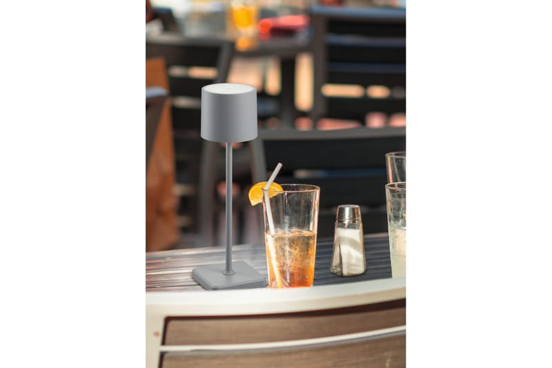 Bordslampa TRIO Fernandez Grå - Grå - Belysning & el - Inomhusbelysning & lampor - Sänglampor & nattduksbordslampa - Sänglampa bord