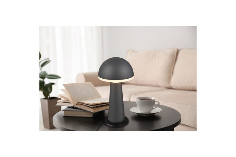 Bordslampa TRIO Fungo Antracit - Antracit - Belysning & el - Inomhusbelysning & lampor - Sänglampor & nattduksbordslampa - Sänglampa bord