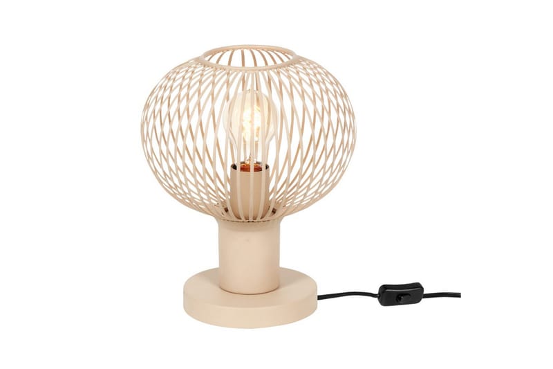 Bordslampa TRIO Gila 23 cm, Sand - 23 cm, Sand - Belysning & el - Inomhusbelysning & lampor - Sänglampor & nattduksbordslampa - Sänglampa bord