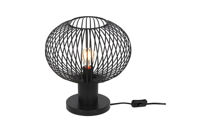 Bordslampa TRIO Gila 33 cm, Mattsvart - 33 cm, Mattsvart - Belysning & el - Inomhusbelysning & lampor - Sänglampor & nattduksbordslampa - Sänglampa bord