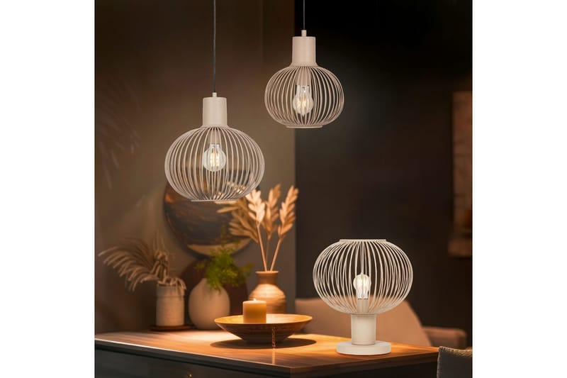 Bordslampa TRIO Gila 33 cm, Sand - 33 cm, Sand - Belysning & el - Inomhusbelysning & lampor - Sänglampor & nattduksbordslampa - Sänglampa bord