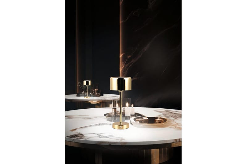 Bordslampa TRIO Jeff Polerad mässing - Polerad mässing - Belysning & el - Inomhusbelysning & lampor - Sänglampor & nattduksbordslampa - Sänglampa bord