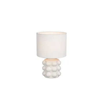 Bordslampa TRIO Kate - 30 cm, Vit - Belysning & el - Inomhusbelysning & lampor - Sänglampor & nattduksbordslampa - Sänglampa bord