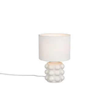 Bordslampa TRIO Kate - 30 cm, Vit - Belysning & el - Inomhusbelysning & lampor - Sänglampor & nattduksbordslampa - Sänglampa bord