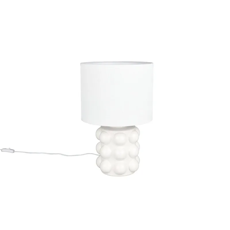 Bordslampa TRIO Kate, 47 cm, Vit
