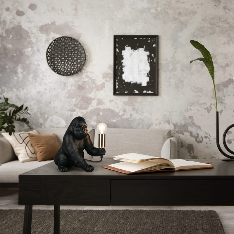 Bordslampa TRIO Kong - Svart - Belysning & el - Inomhusbelysning & lampor - Sänglampor & nattduksbordslampa - Sänglampa bord