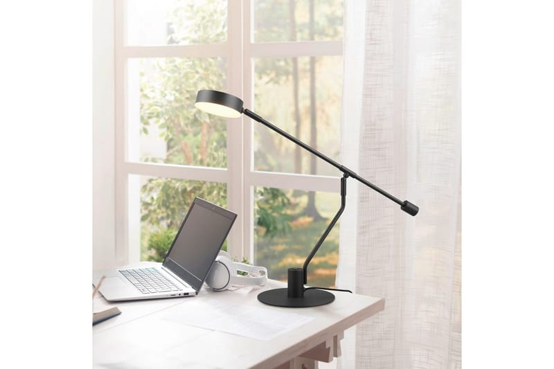 Bordslampa TRIO Manduro Mattsvart - Mattsvart - Belysning & el - Inomhusbelysning & lampor - Sänglampor & nattduksbordslampa - Sänglampa bord