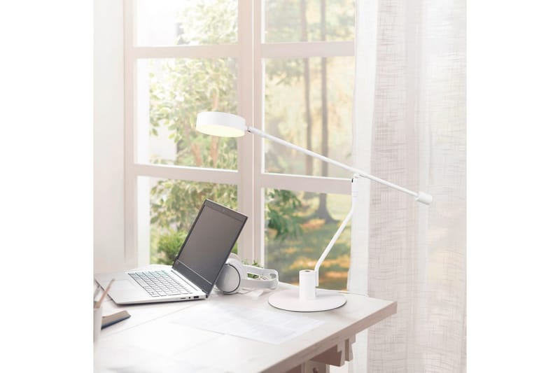 Bordslampa TRIO Manduro Mattvit - Mattvit - Belysning & el - Inomhusbelysning & lampor - Sänglampor & nattduksbordslampa - Sänglampa bord