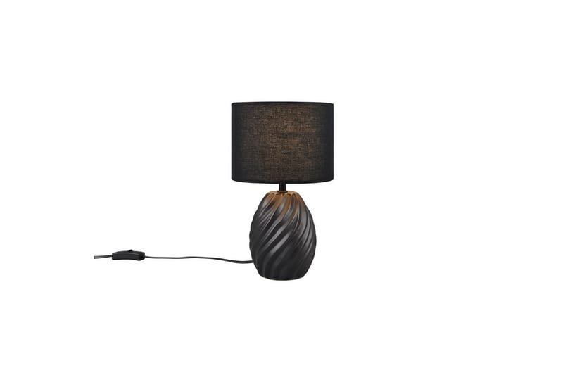 Bordslampa TRIO Melva Svart - Svart - Belysning & el - Inomhusbelysning & lampor - Sänglampor & nattduksbordslampa - Sänglampa bord