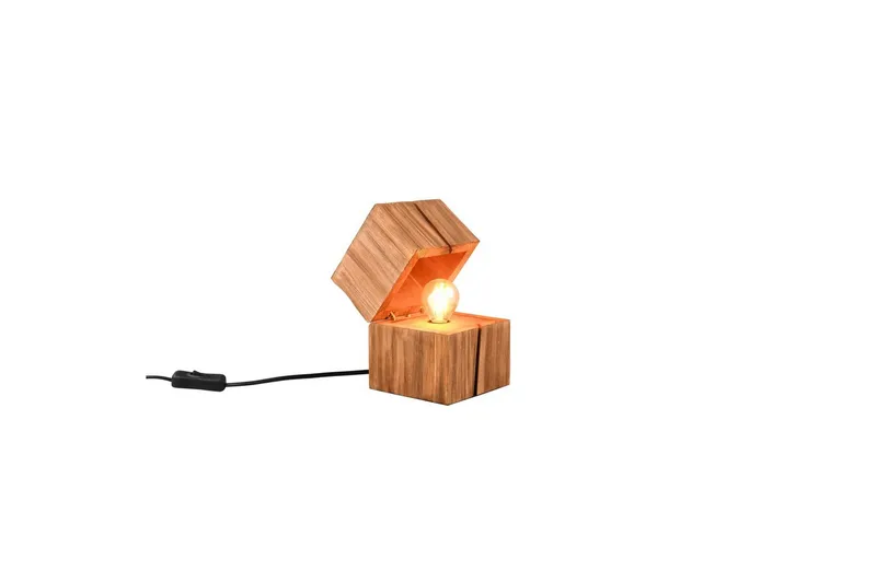 Bordslampa TRIO Treasure Trä - Trä - Belysning & el - Inomhusbelysning & lampor - Sänglampor & nattduksbordslampa - Sänglampa bord