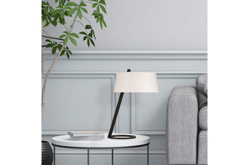Bordslampa Ulira Vit / Svart - Vit / Svart - Belysning & el - Inomhusbelysning & lampor - Sänglampor & nattduksbordslampa - Sänglampa bord