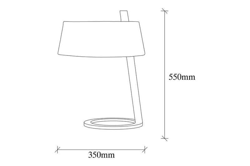 Bordslampa Ulira Vit / Svart - Vit / Svart - Belysning & el - Inomhusbelysning & lampor - Sänglampor & nattduksbordslampa - Sänglampa bord