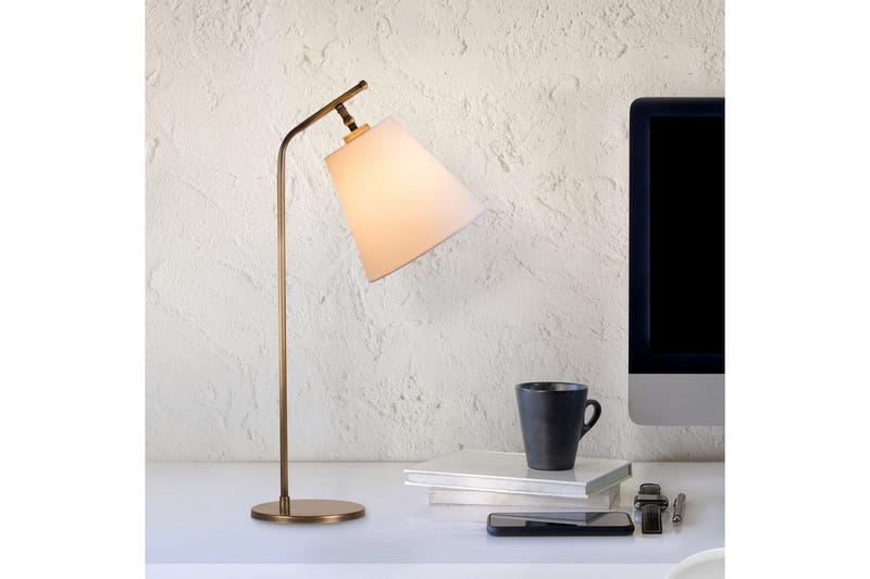 Bordslampa Ulira Vit / Vintage - Vit / Vintage - Belysning & el - Inomhusbelysning & lampor - Sänglampor & nattduksbordslampa - Sänglampa bord