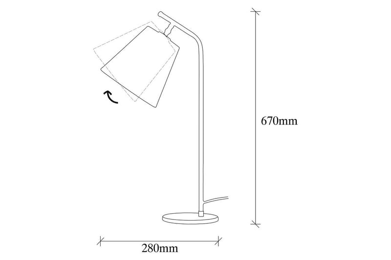 Bordslampa Ulira Vit / Vintage - Vit / Vintage - Belysning & el - Inomhusbelysning & lampor - Sänglampor & nattduksbordslampa - Sänglampa bord