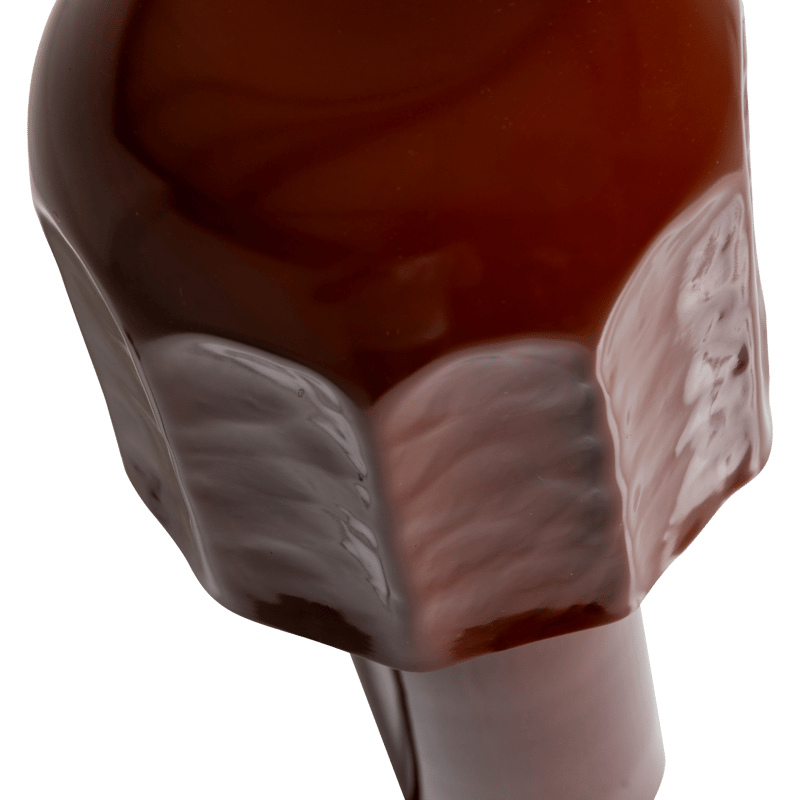 Bordslampa Virel 39 cm - Brun/Röd - Belysning & el - Inomhusbelysning & lampor - Sänglampor & nattduksbordslampa - Sänglampa bord