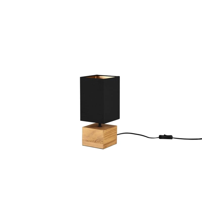 Bordslampa Woody - Trä/svart - Belysning & el - Inomhusbelysning & lampor - Sänglampor & nattduksbordslampa - Sänglampa bord