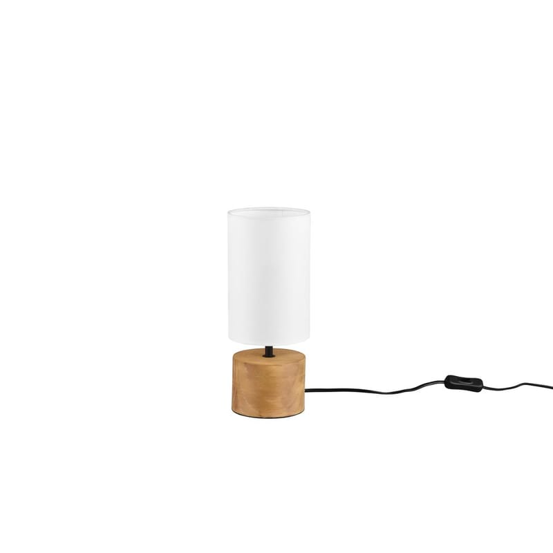 Bordslampa Woody - Trä/vit - Belysning & el - Inomhusbelysning & lampor - Sänglampor & nattduksbordslampa - Sänglampa bord
