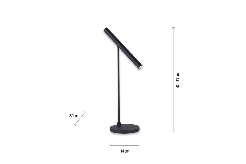Bordslampa Pure Tutua - 14x52x27 cm - Belysning & el - Inomhusbelysning & lampor - Sänglampor & nattduksbordslampa - Sänglampa bord