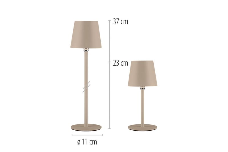 Boteria Just Light Bordslampa - Beige - Belysning & el - Inomhusbelysning & lampor - Sänglampor & nattduksbordslampa - Sänglampa bord