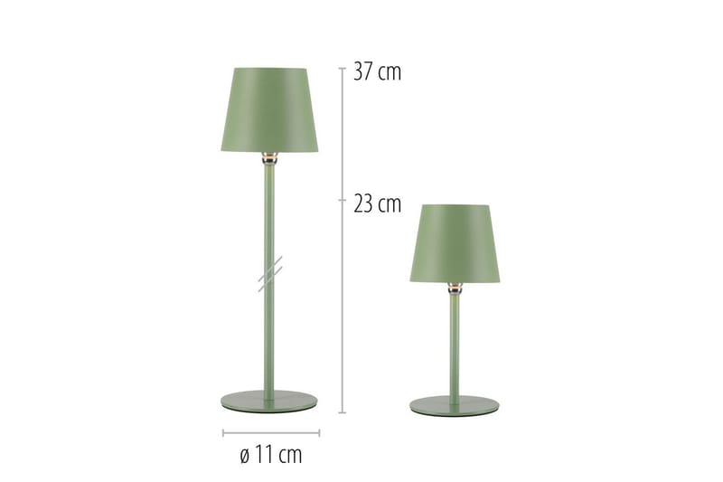 Boteria Just Light Bordslampa - Green - Belysning & el - Inomhusbelysning & lampor - Sänglampor & nattduksbordslampa - Sänglampa bord