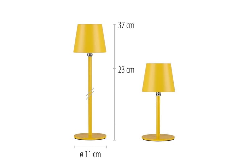 Boteria Just Light Bordslampa - Yellow - Belysning & el - Inomhusbelysning & lampor - Sänglampor & nattduksbordslampa - Sänglampa bord