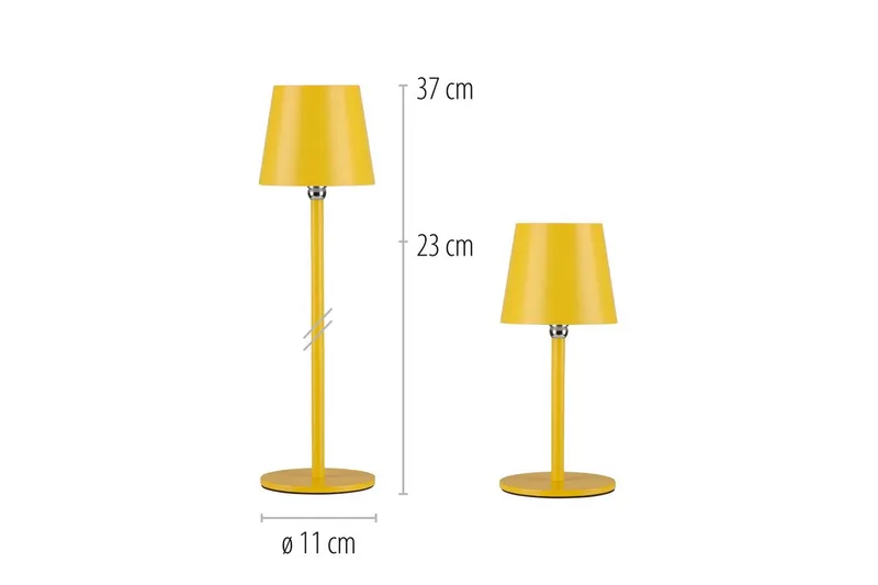 Boteria Just Light Bordslampa - Yellow - Belysning & el - Inomhusbelysning & lampor - Sänglampor & nattduksbordslampa - Sänglampa bord