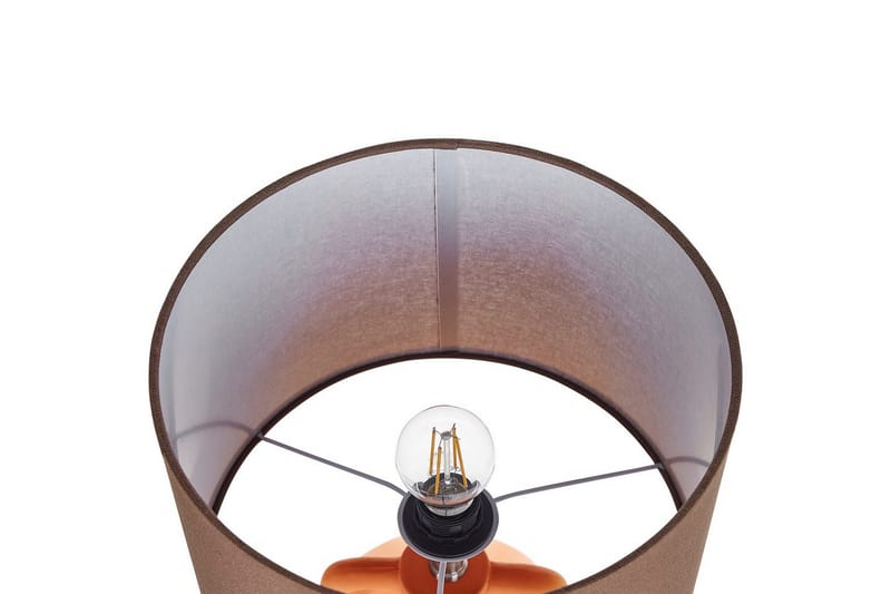 Bralad Bordslampa 46 cm E27 - Orange/Brun - Belysning & el - Inomhusbelysning & lampor - Sänglampor & nattduksbordslampa - Sänglampa bord