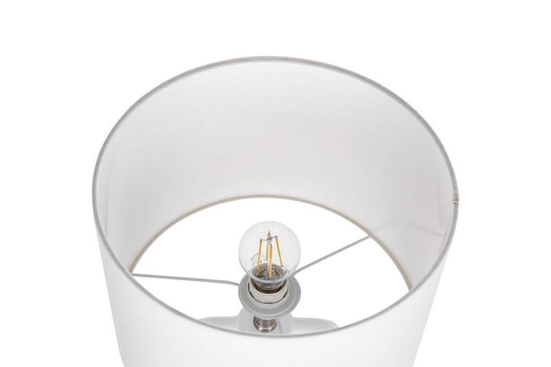 Bralad Bordslampa 46 cm E27 - Vit - Belysning & el - Inomhusbelysning & lampor - Sänglampor & nattduksbordslampa - Sänglampa bord
