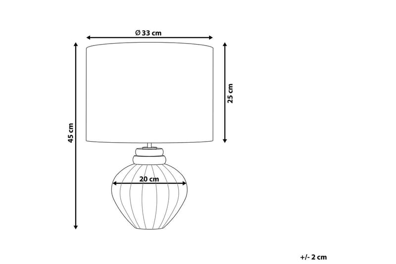 Celestiale Bordslampa 45 cm E27 - Mörkblå/Vit - Belysning & el - Inomhusbelysning & lampor - Sänglampor & nattduksbordslampa - Sänglampa bord