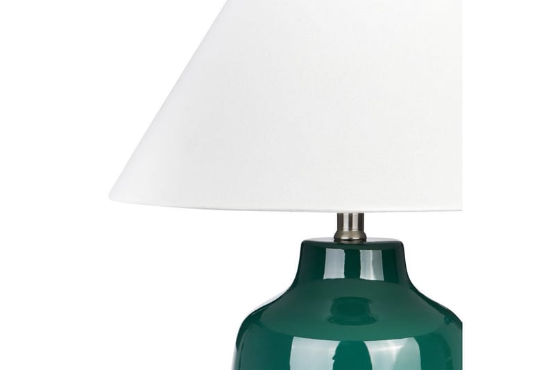 Columbrete Bordslampa 57 cm E27 - Mörkgrön/Vit - Belysning & el - Inomhusbelysning & lampor - Sänglampor & nattduksbordslampa - Sänglampa bord