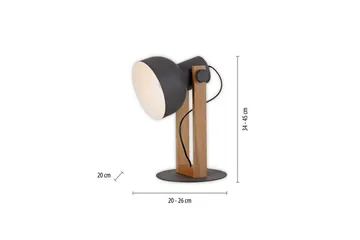 Cup 2.0 Just Light Bordslampa - Black - Belysning & el - Inomhusbelysning & lampor - Sänglampor & nattduksbordslampa - Sänglampa bord
