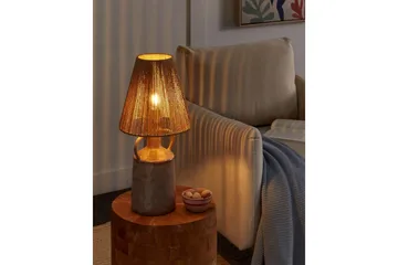 Diametro Bordslampa 51 cm E27 - Taupe/Natur - Belysning & el - Inomhusbelysning & lampor - Sänglampor & nattduksbordslampa - Sänglampa bord