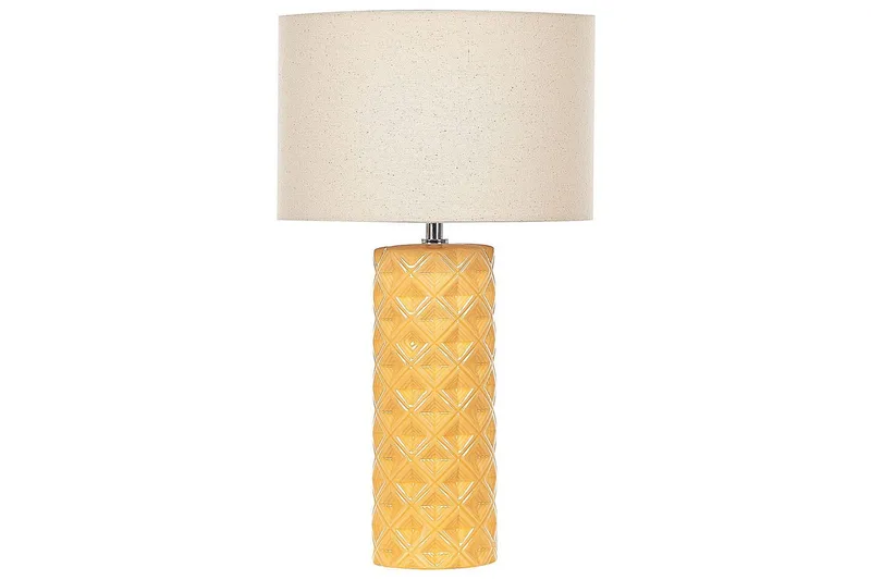 Dragonera Bordslampa 49 cm E27 - Gul/Beige - Belysning & el - Inomhusbelysning & lampor - Sänglampor & nattduksbordslampa - Sänglampa bord