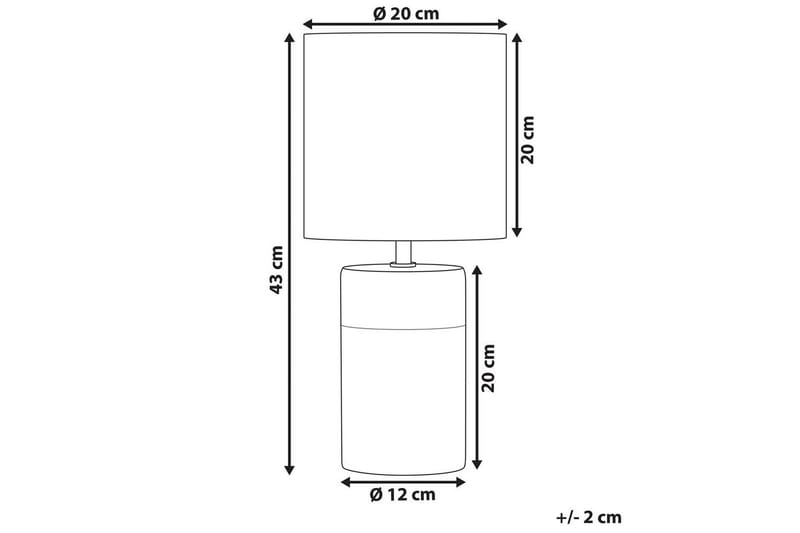 Espalmador Bordslampa 43 cm E14 - Flerfärgad - Belysning & el - Inomhusbelysning & lampor - Sänglampor & nattduksbordslampa - Sänglampa bord