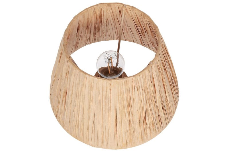 Favignito Bordslampa 2 st 31 cm E27 - Vit/Natur - Belysning & el - Inomhusbelysning & lampor - Sänglampor & nattduksbordslampa - Sänglampa bord